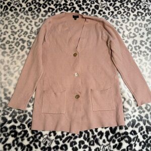 Ontwelfth Dusty Pink Long Cardigan